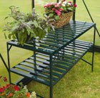Heavy duty 2 tier greenhouse staging